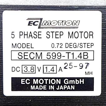 SIZE90 5-Phasen-Schrittmotor 0.72° 4.1Nm Litzen:10 1.4A 2-Wellenenden:12mm  Neu OVP