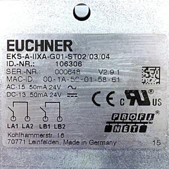 Schlüsselaufnahme mit PROFINET Schnittstelle EKS-A-IIXA-G01-ST02/03/04 