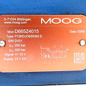Elektrohydraulisches Servoventil P15KDJO6SEM2-E 