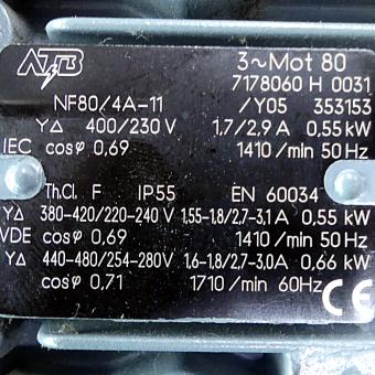 Drehstrommotor  Gebraucht