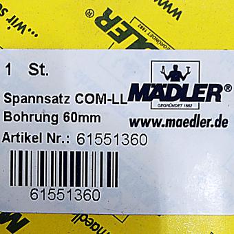 Spannsatz COM-LL Neu OVP