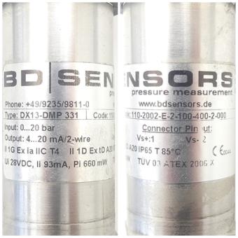 Pressure transmitter DX13-DMP 331 