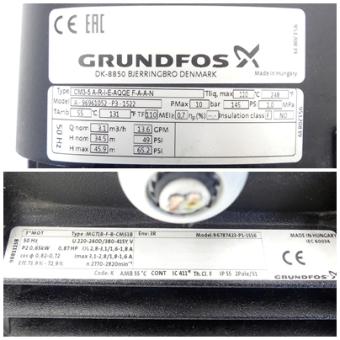 Horizontal end-suction pump CM3-5 A-R-I-E-AQQE F-A-A-N CM3-5 A-R-I-E-AQQE F-A-A-N  