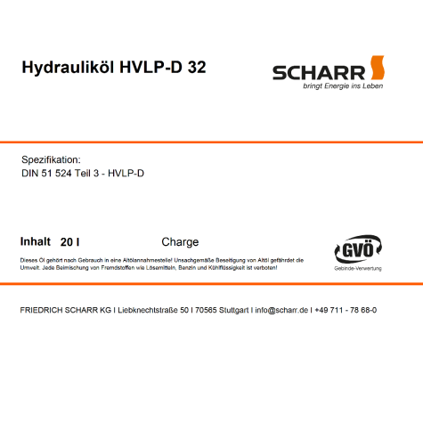 Hydrauliköl 32  