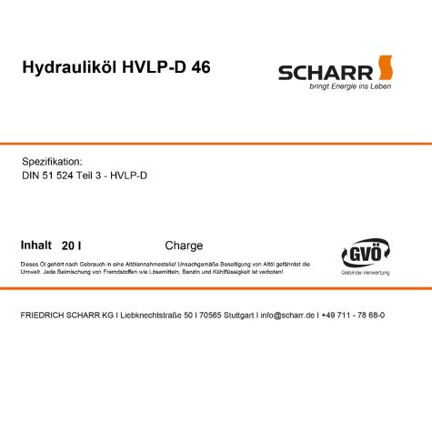 Hydraulic oil 46  