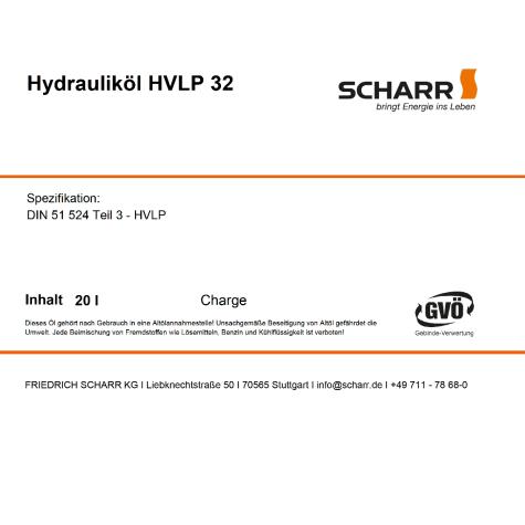 Hydraulic oil 32  