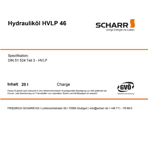 Hydraulic oil 46  