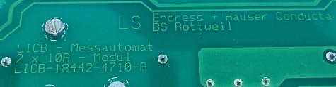 LICB measuring machine 2x10A module  Used