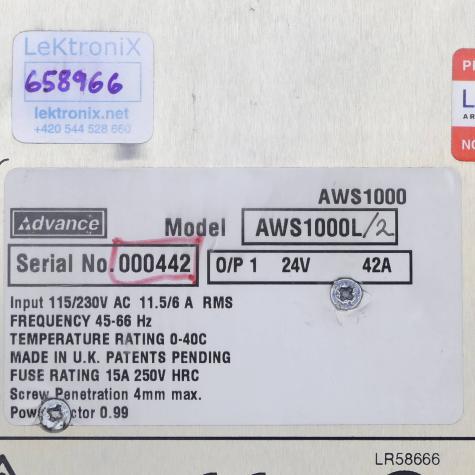 power supply  AWS1000  Used
