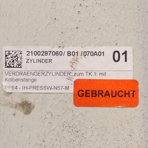 Verdrängerzylinder  Gebraucht