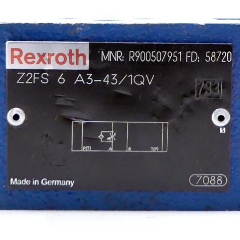 Pressure control valve Z2FS 6 A3-43/1QV Used