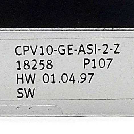 Elektrische Anschaltung Ventilinsel 18258 Neuwertig
