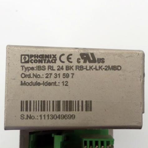 Buskoppler IBS RL 24 BK RB-LK-LK-2MBD Gebraucht