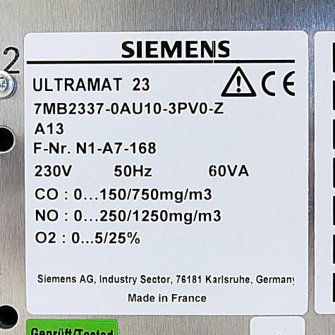Gasanalysegerät Ultramat 23 7MB2337-0AU10-3PV0-Z Gebraucht