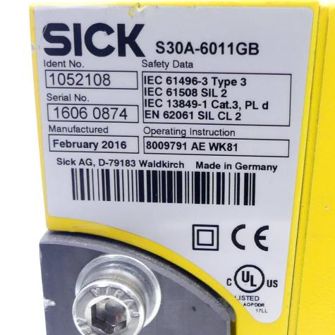 SAFETY LASER SCANNERS S30A-6011GB  Used
