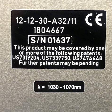 Programmable focusing optics for TruDisk 2000  Used