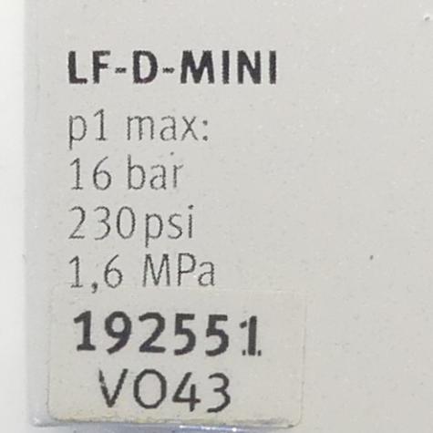 Pneumatik FIlter 192551 Neu