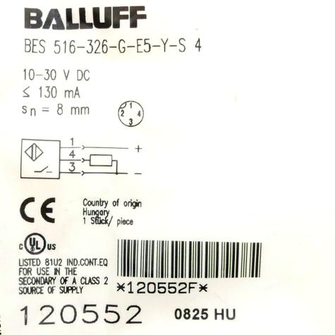Nährungsensor BES 516-326-G-E5-Y-S 4 Neu OVP