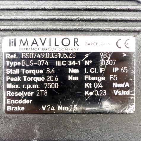 Servo motor BLS-074  Used