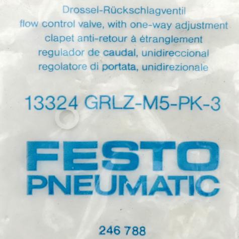 One-way flow control valve 13324 New FS