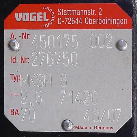 Bevel helical gearboxe MKSH 8 Used