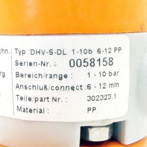 Pressure control valve DHV-S-DL 