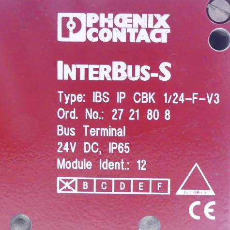 Anschaltbaugruppe IBS IP CBK 1/24-F-V3  Neu