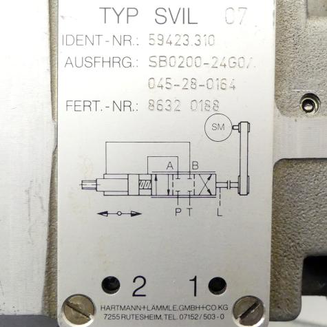 Hydraulikzylinder SVIL 07 SVIL07 Gebraucht