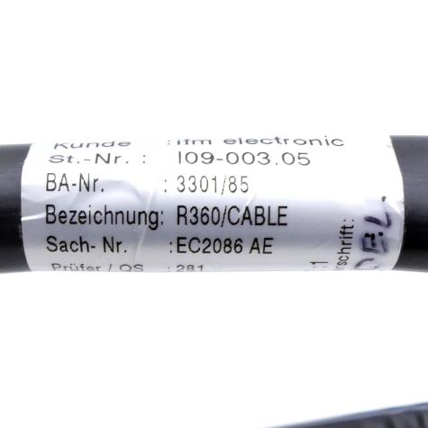 Anschlusskabel mit AMP-Steckverbindung R360/CABLE/1,2M Neu