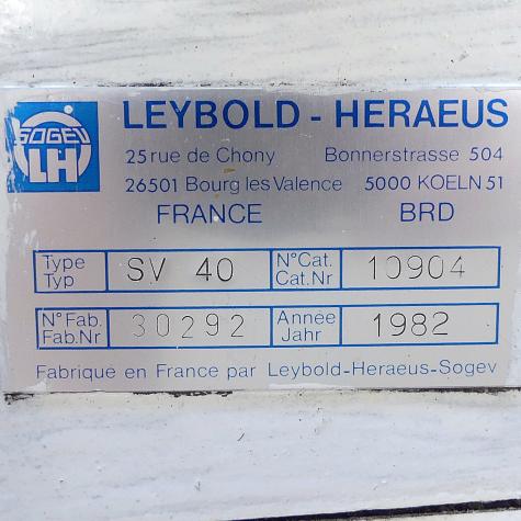 vacuum pump SV 40 Used