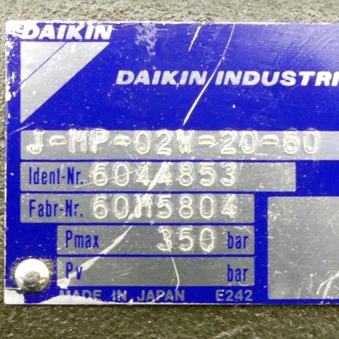 Check valve J-MP-02W-20-60 Used