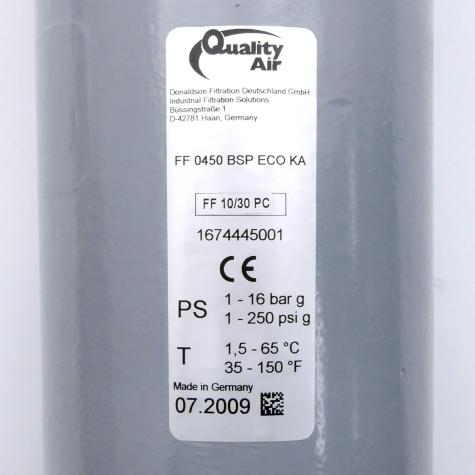 Filter FF 0450 BSP ECO KA  New FS