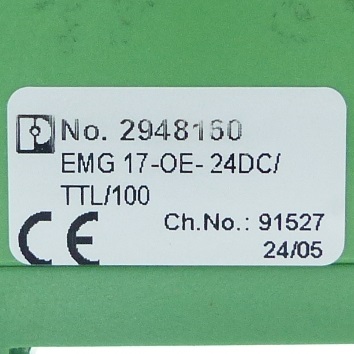 Solid-State-Relay Module EMG 17-OE-24DC/TTL/100 New