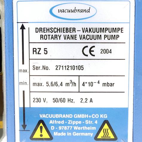 Rotary vane vacuum pump  Used