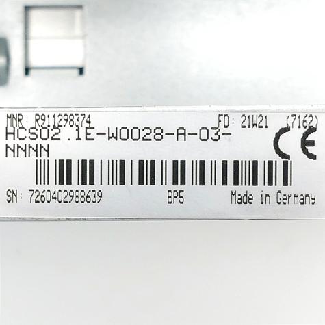 IndraDrive Compact converter HCS02.1E-W0028-A-03-NNNN Used