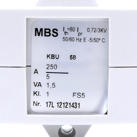 Kabelumbau-Stromwandler KBU 58  Neu OVP