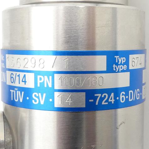 Sicherheitsventil Typ 674 Neu