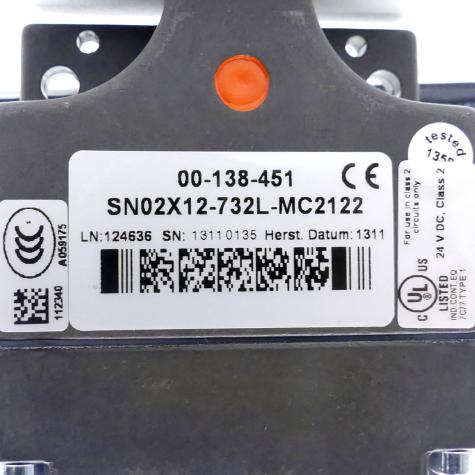 Limit switch SN02X12-732L-MC2122  New open Box
