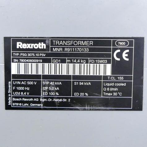 Transformer PSG 3075.10 PSV Gebraucht