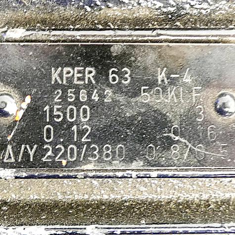 Elektromotor KPER 63 KPER 63  Gebraucht