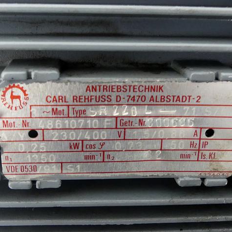 Getriebemotor SR220L-71S/4 SR220L-71S/4  Gebraucht