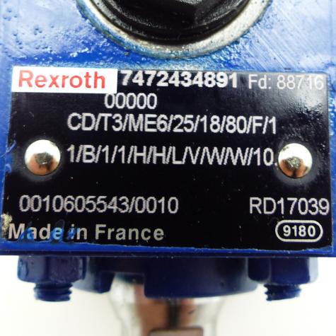 Hydraulikzylinder RD17039 CD/T3/ME6/25/18/80/F/1 1/B/1/1/H/H/L/V/W/W/10 Neu