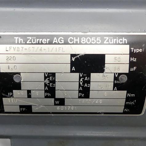 Elektromotor LFVB7-67/4-1/1FL Gebraucht