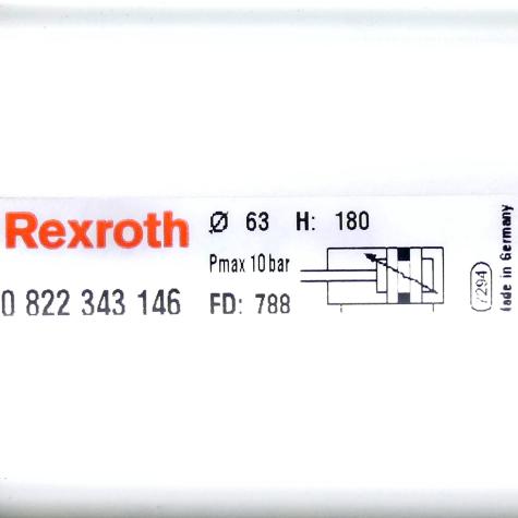 Pneumatikzylinder 0 822 343 146  Neu