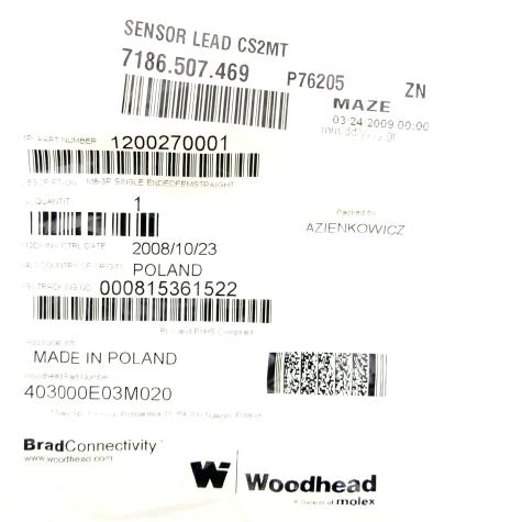 Sensor cable 1200270001 