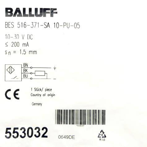 Inductive Proximity Switch BES01KP New FS