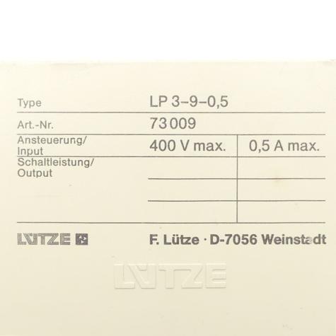 Variocompact-Relais LP 3-9-0,5 New