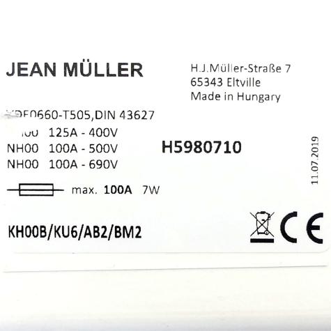 Hausanschlusskasten  KH00B/KU6/AB2/BM2 Gebraucht