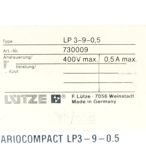 Variocompact LP 3-9-0,5 Gebraucht