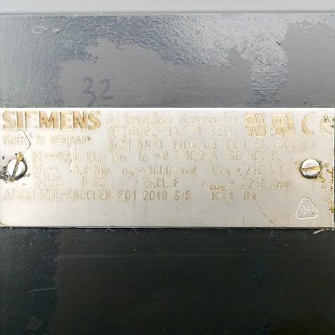 3-phasiger bürstenloser Synchronservomotor  Gebraucht